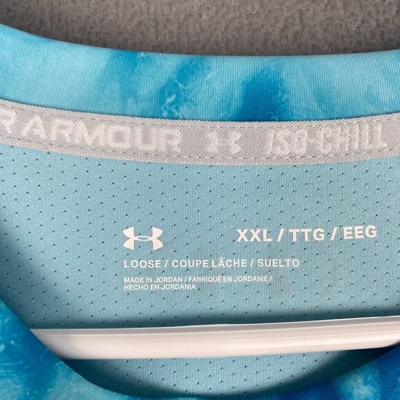 Under Armour Men's Fishing Long Sleeve Tee.Blue, Loose Fit. Lightweight. 2XLarge - Picture 3 of 11